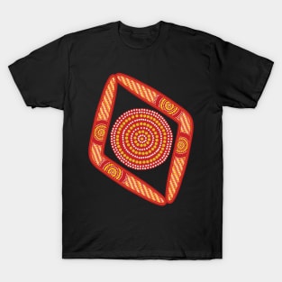 Awesome Aboriginal Dot Art T-Shirt